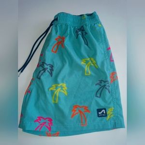 Palm Tree Swim Trunks Mens Medium Surf Style